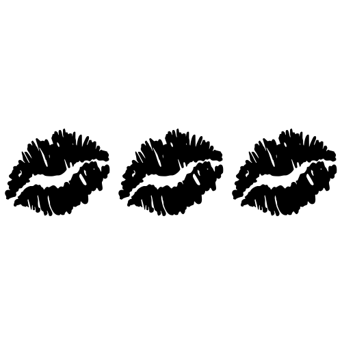 💋💋💋 Emoji Domain black and white Symbola rendering